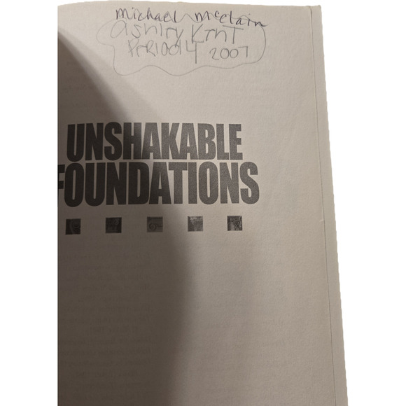 Unshakable foundations by Norman Geisler & Peter Bocchino 0764224085 Bethany - Picture 8 of 9